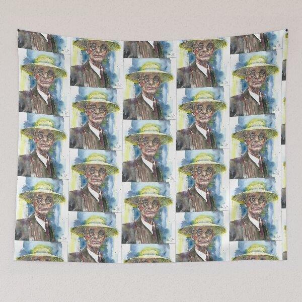 Item preview, HERMANN HESSE - Aquarellporträt .7   designed and sold by OURMINDA.