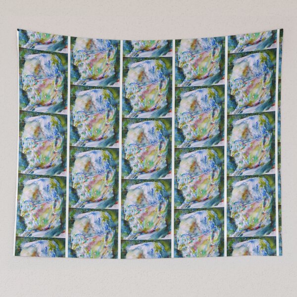 Item preview, HERMANN HESSE - Aquarellporträt .8   designed and sold by OURMINDA.