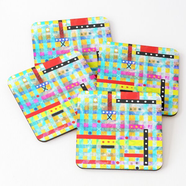 Item preview, Abstract Art Striped Lines Vintage washed geometric designed and sold by rupydetequila.