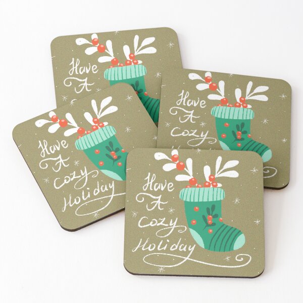 Item preview, Green christmas stockings  designed and sold by pinkyfish1010.