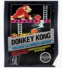 DONKEY KONG NES COVER Poster