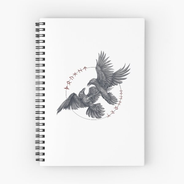 Item preview, Odin's Ravens-Hugin and Munin designed and sold by sdawsonart.
