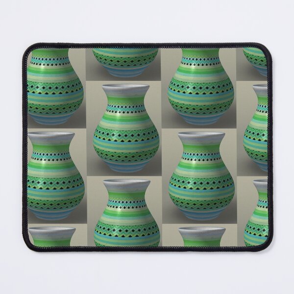 Item preview, Blue and green vase designed and sold by Karen Persephone .