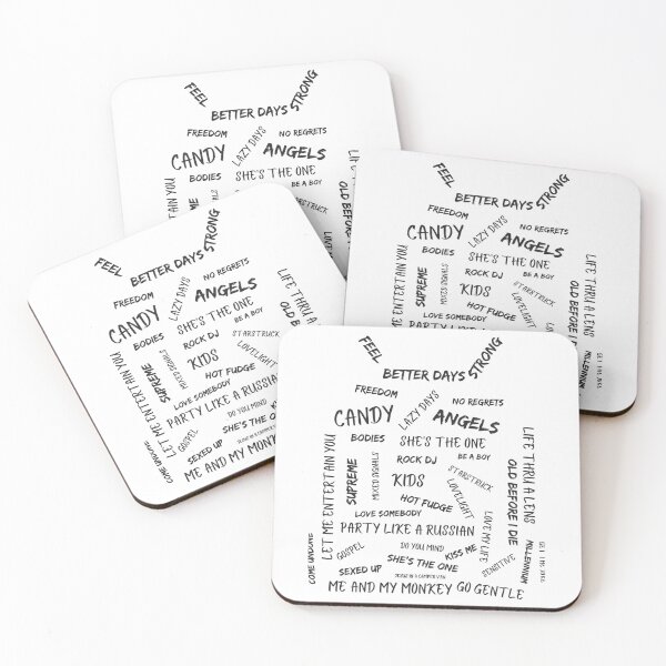 Item preview, Robbie Williams Song Titles designed and sold by printingvegas.