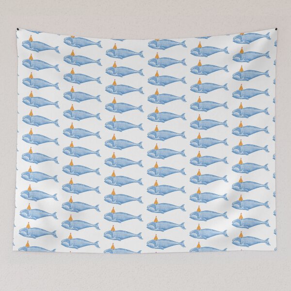 Item preview, Party Animal Whale designed and sold by lizzydeestudio.