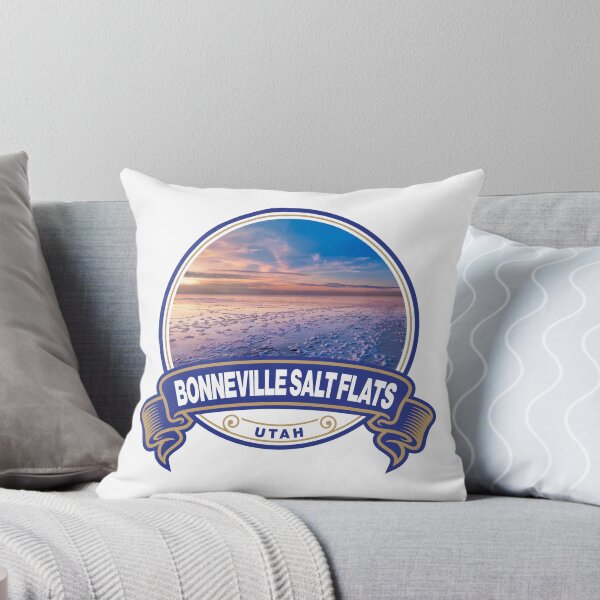 Item preview, Bonneville Salt Flats Utah Travel Badge designed and sold by KrisSidDesigns.