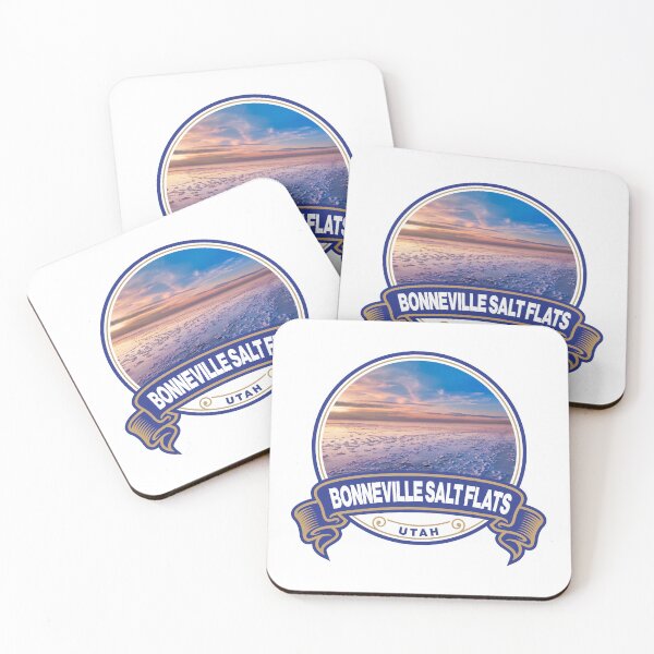 Item preview, Bonneville Salt Flats Utah Travel Badge designed and sold by KrisSidDesigns.