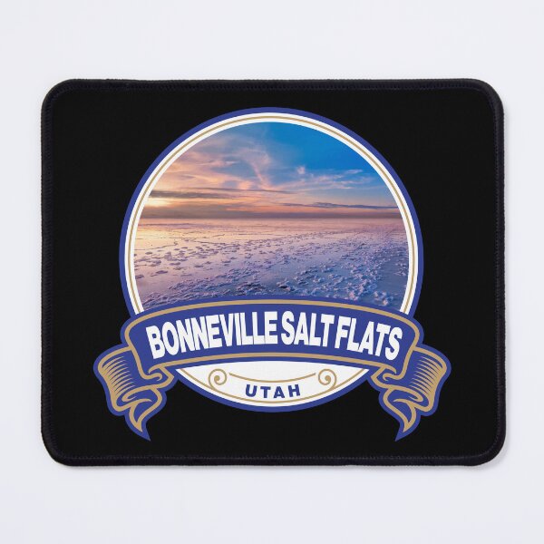 Item preview, Bonneville Salt Flats Utah Travel Badge designed and sold by KrisSidDesigns.