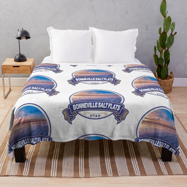 Item preview, Bonneville Salt Flats Utah Travel Badge designed and sold by KrisSidDesigns.