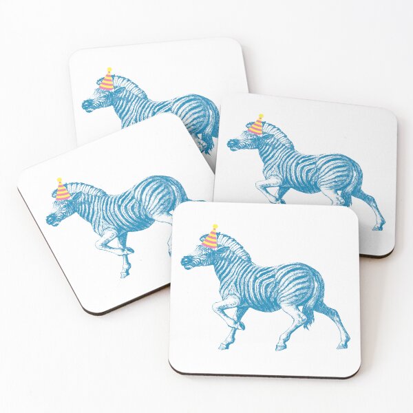 Item preview, Party Animal Zebra designed and sold by lizzydeestudio.