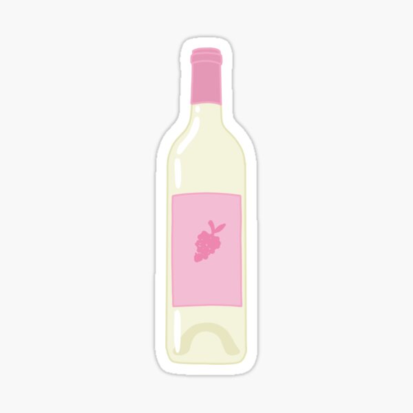 Item preview, White wine bottle designed and sold by Alexandra Jones.