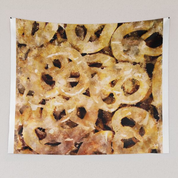 Item preview, Pretzel pattern, watercolor design designed and sold by inkool.