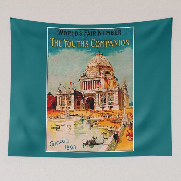 Item preview, CHICAGO : Vintage 1893 Worlds Fair Advertising Print designed and sold by posterbobs.