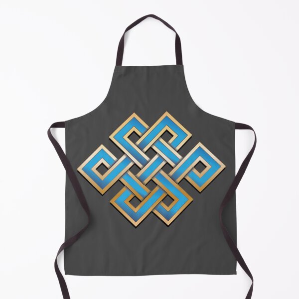 Item preview, Eternal Knot Gold and Blue designed and sold by Radial Designs.