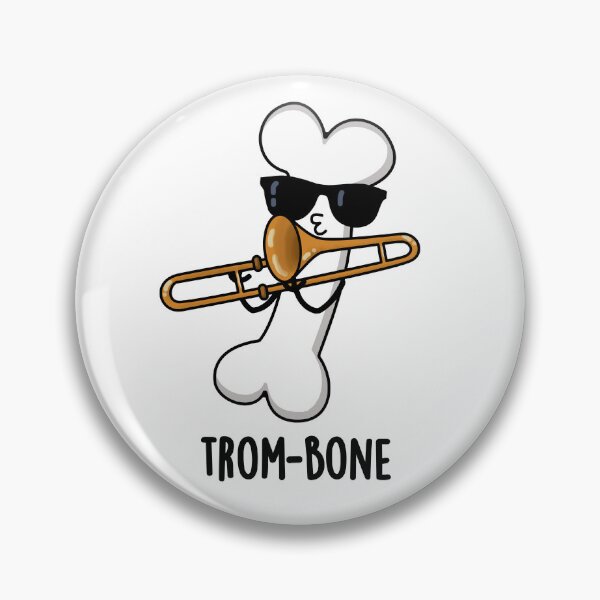 Item preview, Trom-bone Funny Music Trombone Puns  designed and sold by punnybone.
