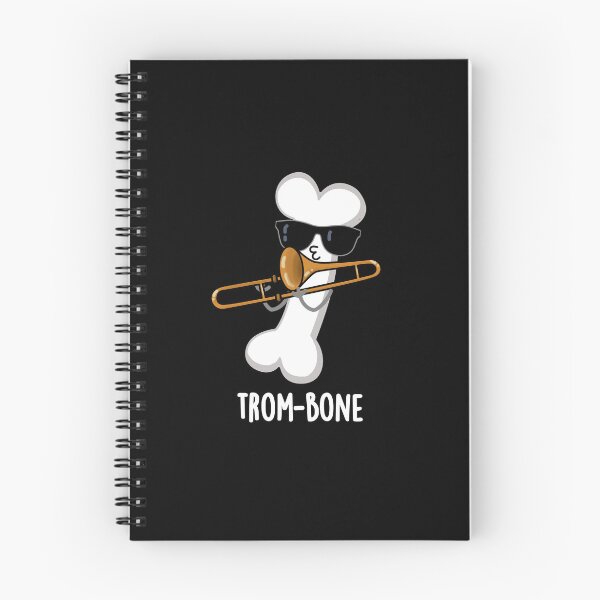 Item preview, Trom-bone Funny Music Trombone Puns (Dark BG) designed and sold by punnybone.
