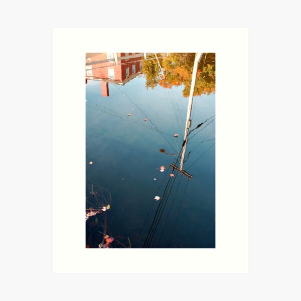 Harrisville reflected Art Print