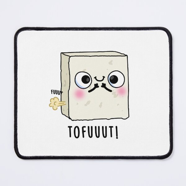 Item preview, Tofuuut Farting Funny Tofu Puns  designed and sold by punnybone.