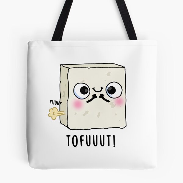 Item preview, Tofuuut Farting Funny Tofu Puns  designed and sold by punnybone.
