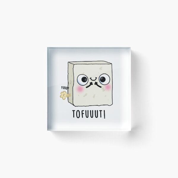 Item preview, Tofuuut Farting Funny Tofu Puns  designed and sold by punnybone.