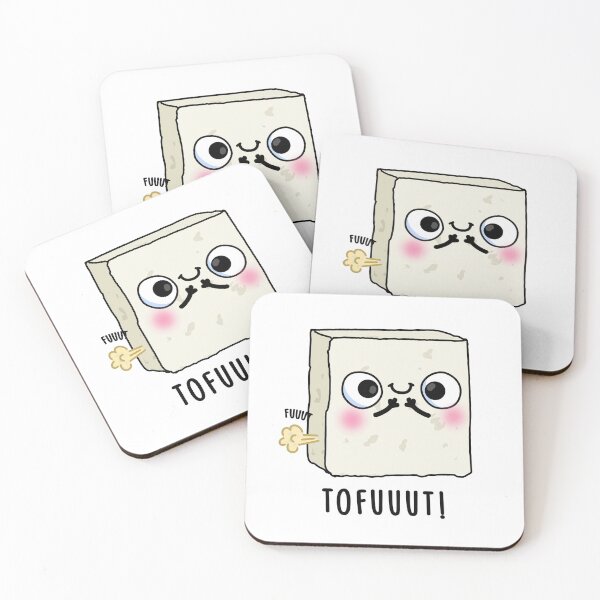 Item preview, Tofuuut Farting Funny Tofu Puns  designed and sold by punnybone.