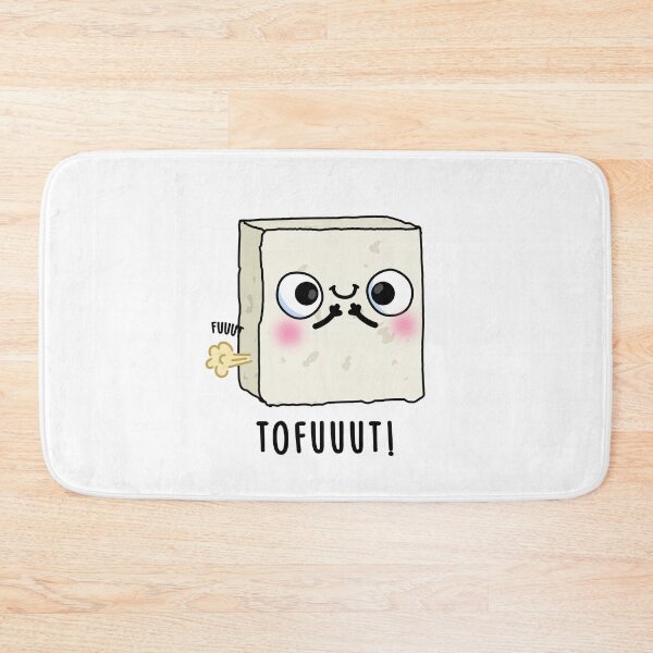 Item preview, Tofuuut Farting Funny Tofu Puns  designed and sold by punnybone.