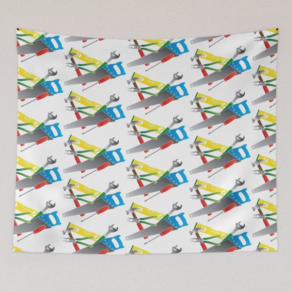 Item preview, Construction Tools Colors Illustration designed and sold by jpldesigns.
