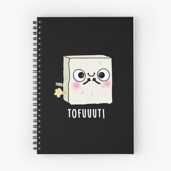 Item preview, Tofuuut Farting Funny Tofu Puns (Dark BG) designed and sold by punnybone.