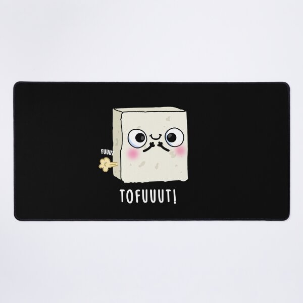 Item preview, Tofuuut Farting Funny Tofu Puns (Dark BG) designed and sold by punnybone.