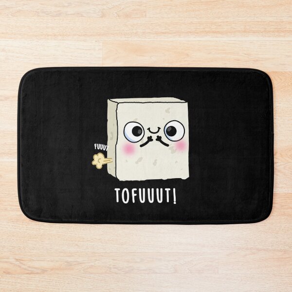 Item preview, Tofuuut Farting Funny Tofu Puns (Dark BG) designed and sold by punnybone.