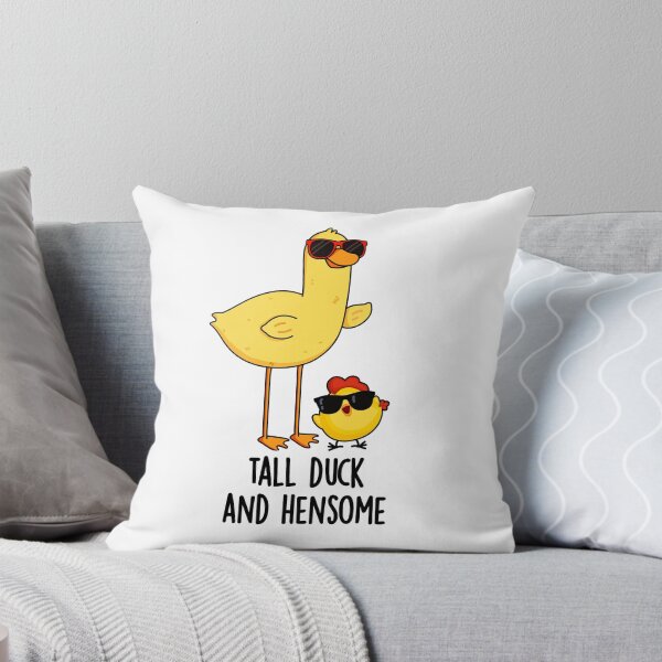 Item preview, Tall Duck And Hensome Funny Animal Puns  designed and sold by punnybone.
