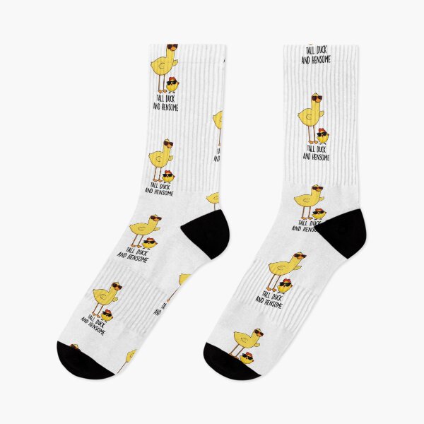 Item preview, Tall Duck And Hensome Funny Animal Puns  designed and sold by punnybone.