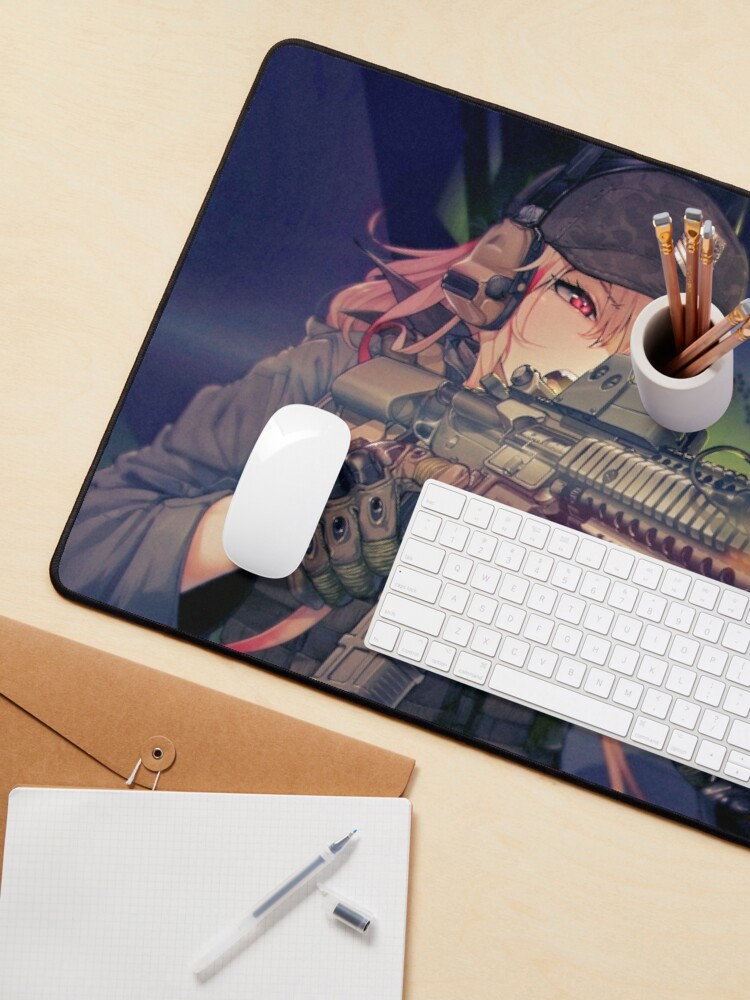 M4 Anime Girl #7 Mouse Pad for Sale by EmpireKitsune