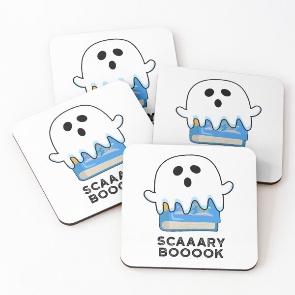 Item preview, Scaaaary Booook Funny Ghost Book Puns  designed and sold by punnybone.