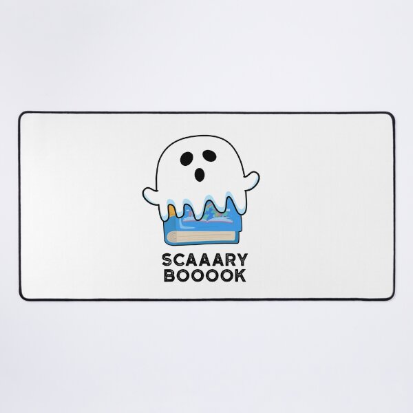 Item preview, Scaaaary Booook Funny Ghost Book Puns designed and sold by punnybone.