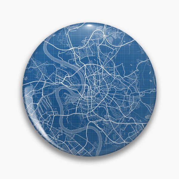 Item preview, Dusseldorf City Map of Germany - Blueprint designed and sold by deMAP.