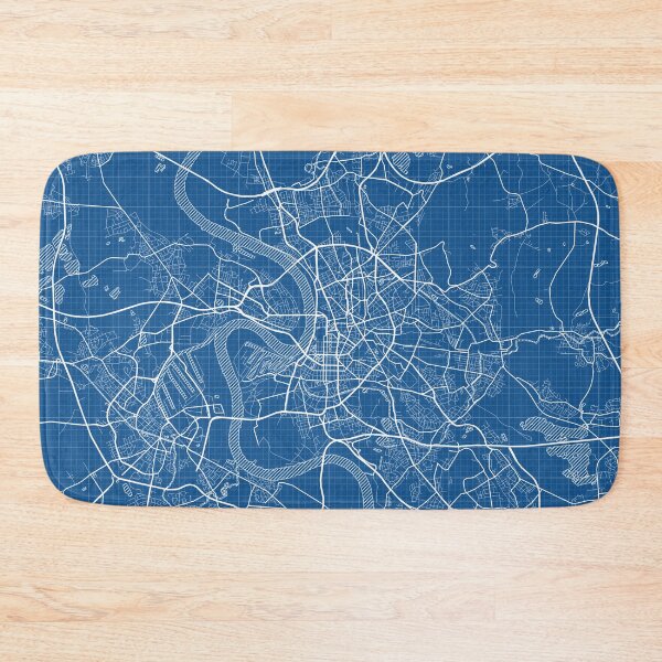Item preview, Dusseldorf City Map of Germany - Blueprint designed and sold by deMAP.