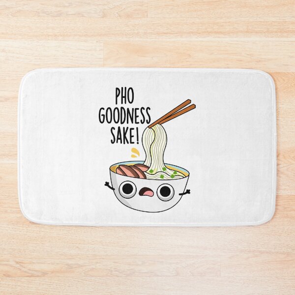 Item preview, Pho Goodness Sake Funny Noodle Puns  designed and sold by punnybone.