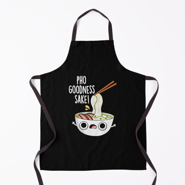Item preview, Pho Goodness Sake Funny Noodle Puns (Dark BG) designed and sold by punnybone.