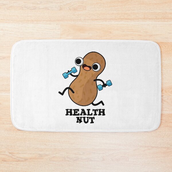 Item preview, Health Nut Exercise Funny Peanut Puns  designed and sold by punnybone.