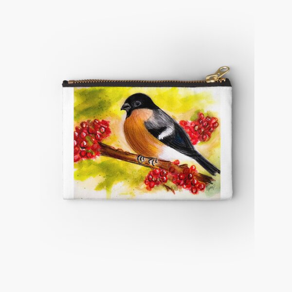 Item preview, Bullfinch and Berries  designed and sold by CraftyLeeks.