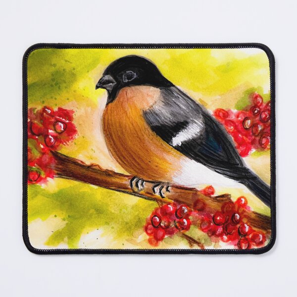 Item preview, Bullfinch and Berries  designed and sold by CraftyLeeks.