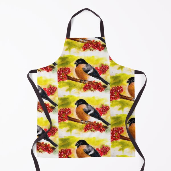 Item preview, Bullfinch and Berries  designed and sold by CraftyLeeks.