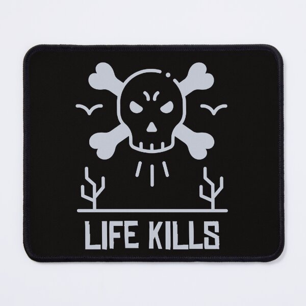 Item preview, LIFE KILLS Existentialist illustration designed and sold by thelivingrp.