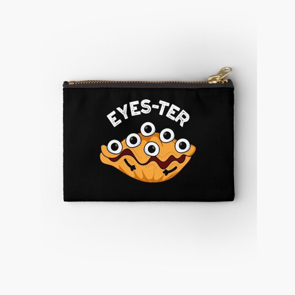 Item preview, Eyes-ter Funny Oyster Pun (Dark BG) designed and sold by punnybone.