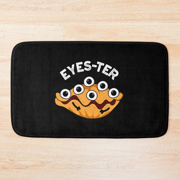 Artikelvorschau, Eyes-ter Funny Oyster Pun (Dark BG) entworfen und verkauft von punnybone.