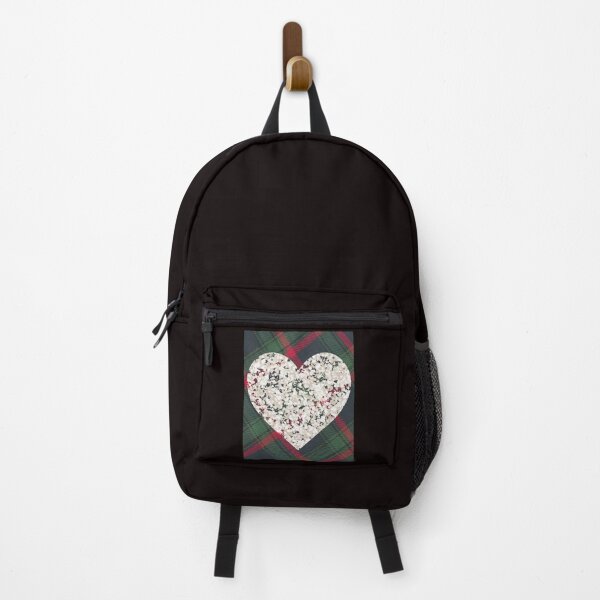 Item preview, Glorious Red and Green Plaid with Snow Heart! designed and sold by SunMoonBeyond.