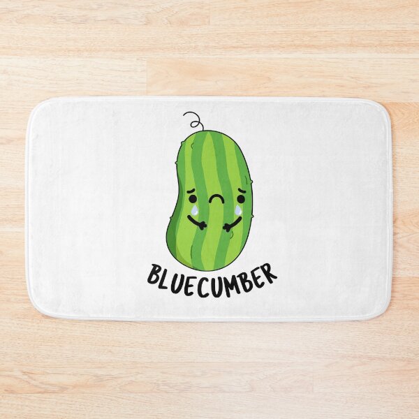 Item preview, Blue-cumber Funny Cucumber Puns  designed and sold by punnybone.