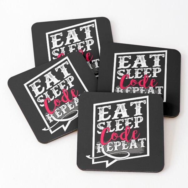 Item preview, Programmer - Eat Sleep Code Repeat designed and sold by UnknownArtistt.