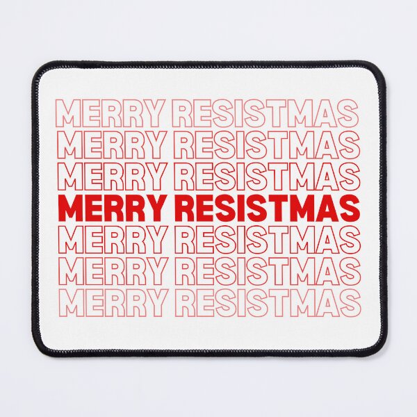 Item preview, MERRY RESISTMAS | FEMINIST CHRISTMAS QUOTE | REPEATING TEXT designed and sold by Festive Feminist.